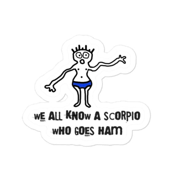 SCORPIO STICKER