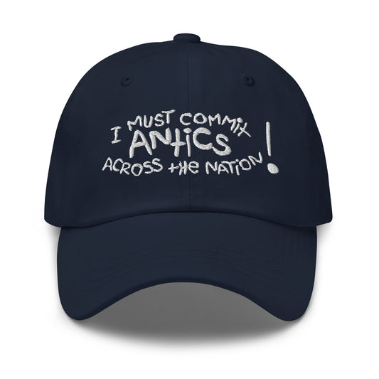 I MUST COMMIT ANTICS ACROSS THE NATION BASEBALL CAP