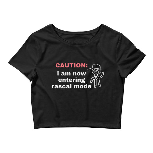 RASCAL MODE CROPPED BABY TEE