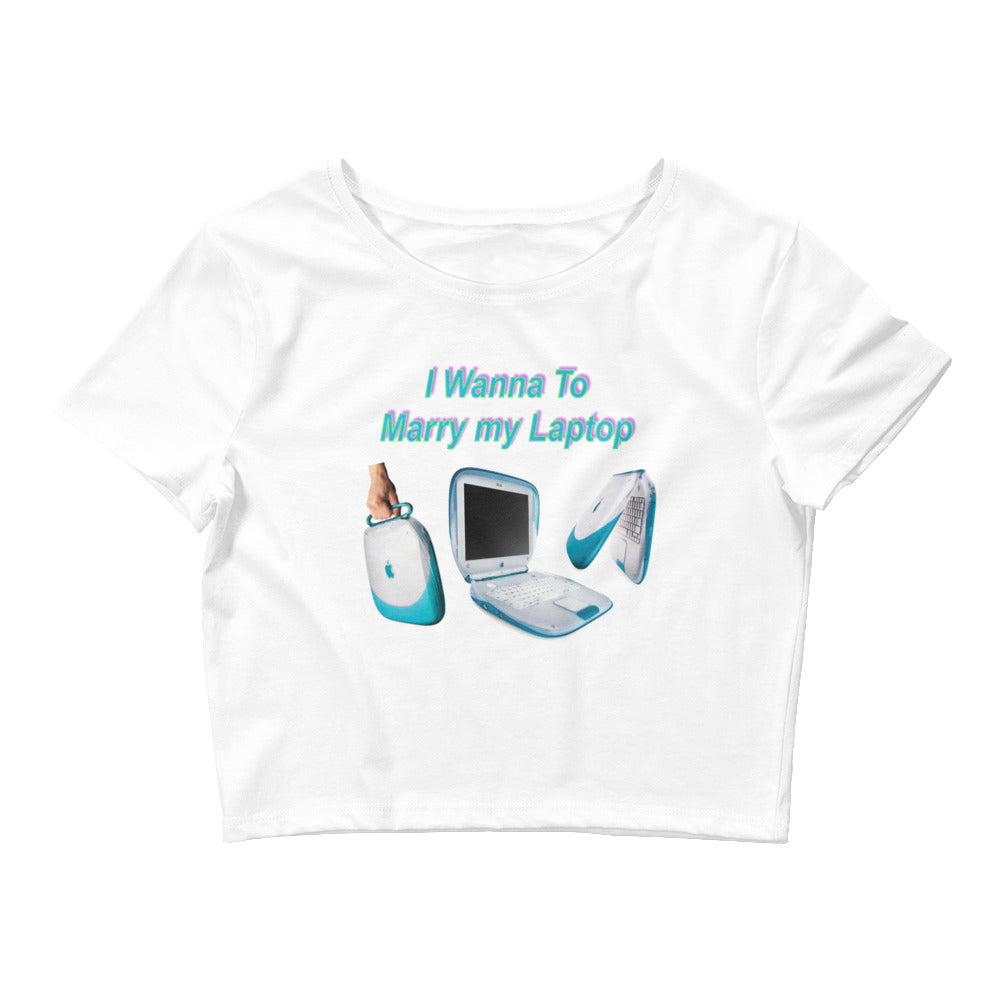 I WANNA TO MARRY MY LAPTOP BABY TEE