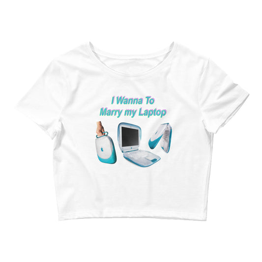 I WANNA TO MARRY MY LAPTOP BABY TEE