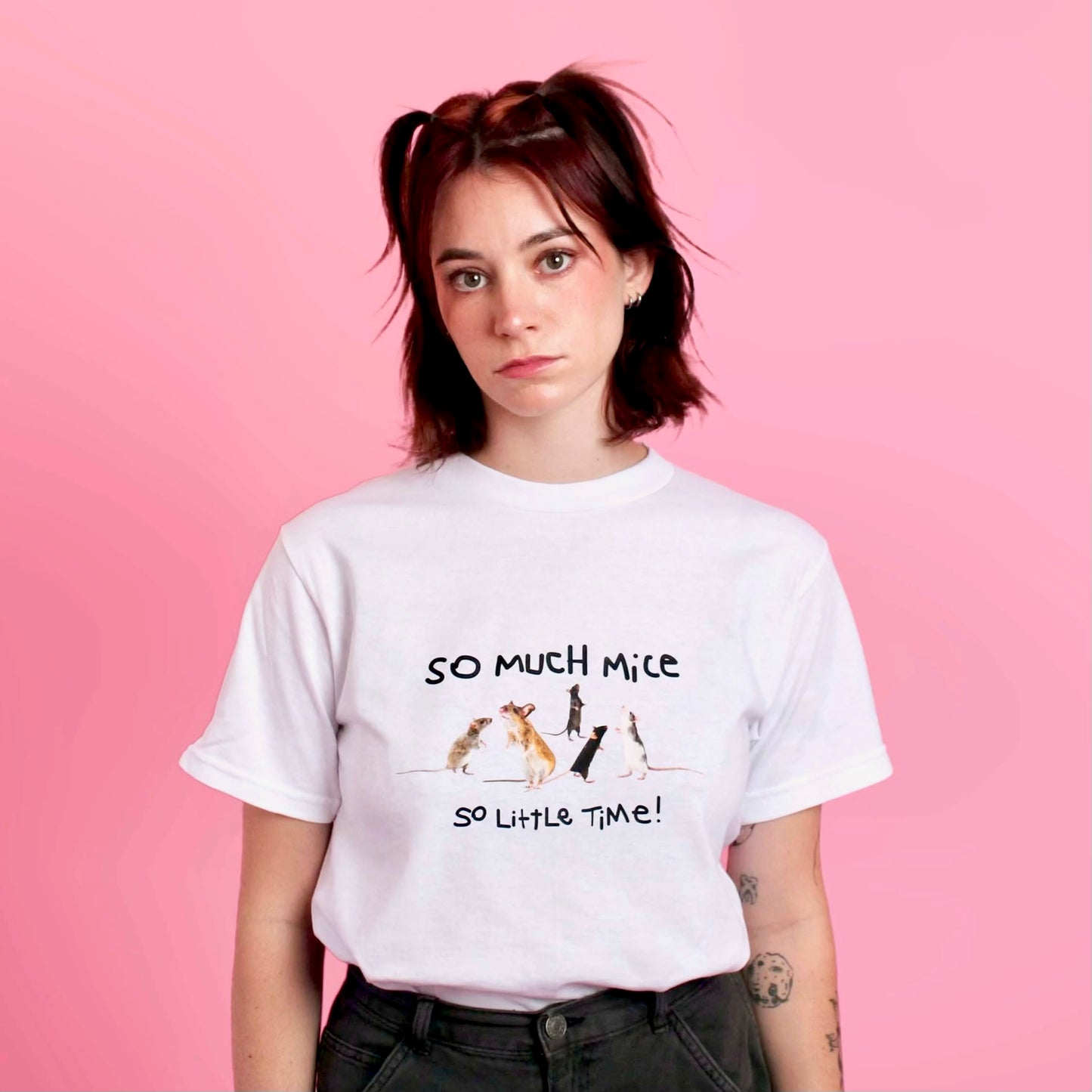 SO MUCH MICE SO LITTLE TIME TEE – Uncle Inc.