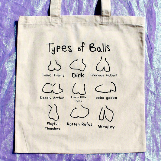 TYPES OF BALLS TOTE